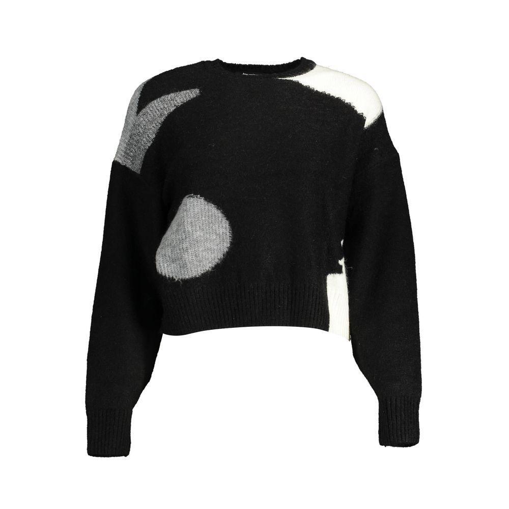 Desigual Black Polyester Sweater DE-15018-L