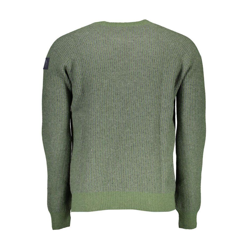 North Sails Green Wool Sweater NO-16268-XXL