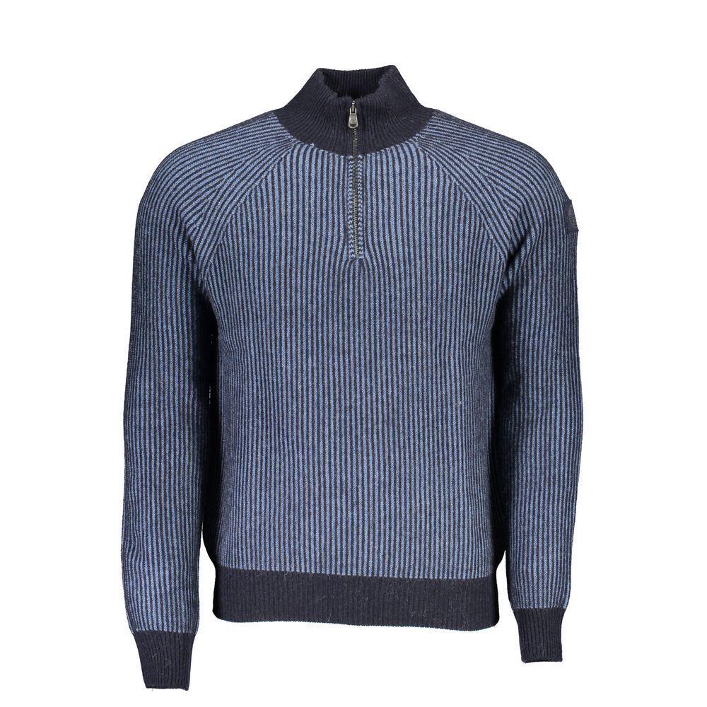 North Sails Blue Wool Sweater NO-16272-XXL