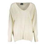 North Sails White Wool Sweater NO-16397-XS