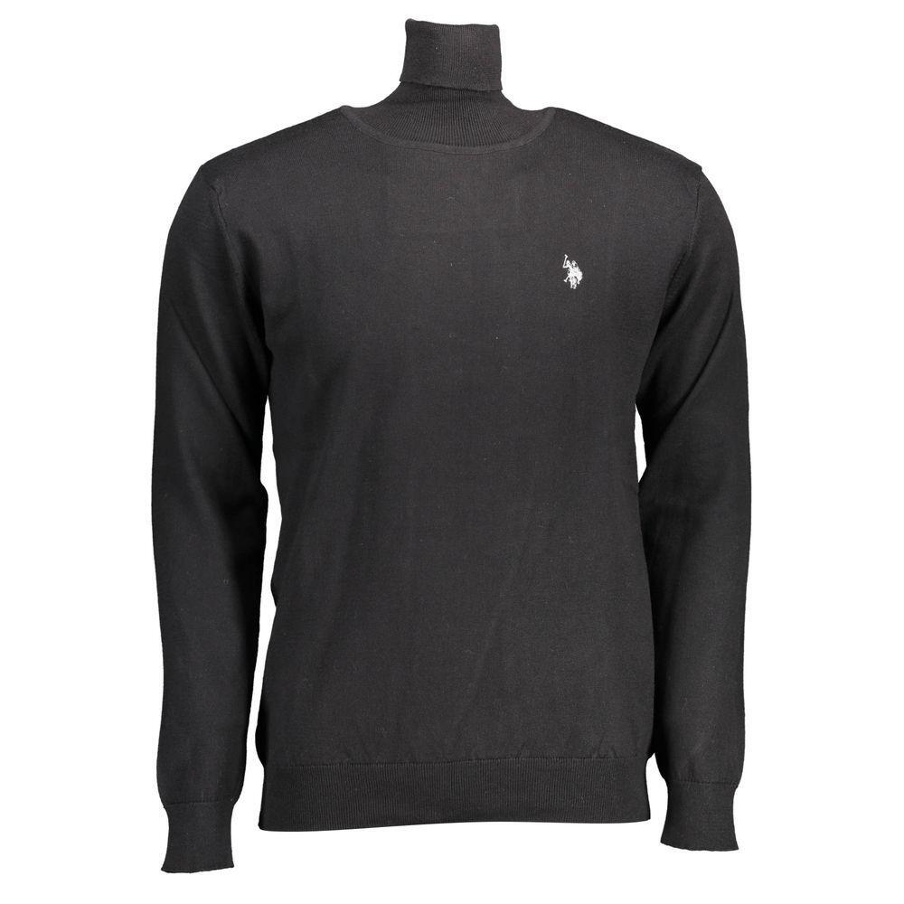 U.S. POLO ASSN. Black Cotton Sweater US-16901-L