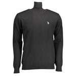 U.S. POLO ASSN. Black Cotton Sweater US-16901-L