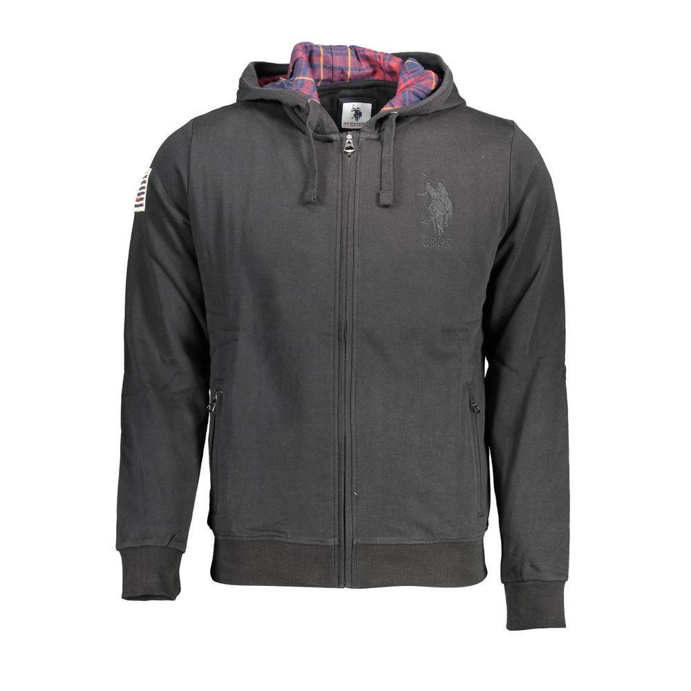 U.S. POLO ASSN. Black Cotton Sweater US-16909-M