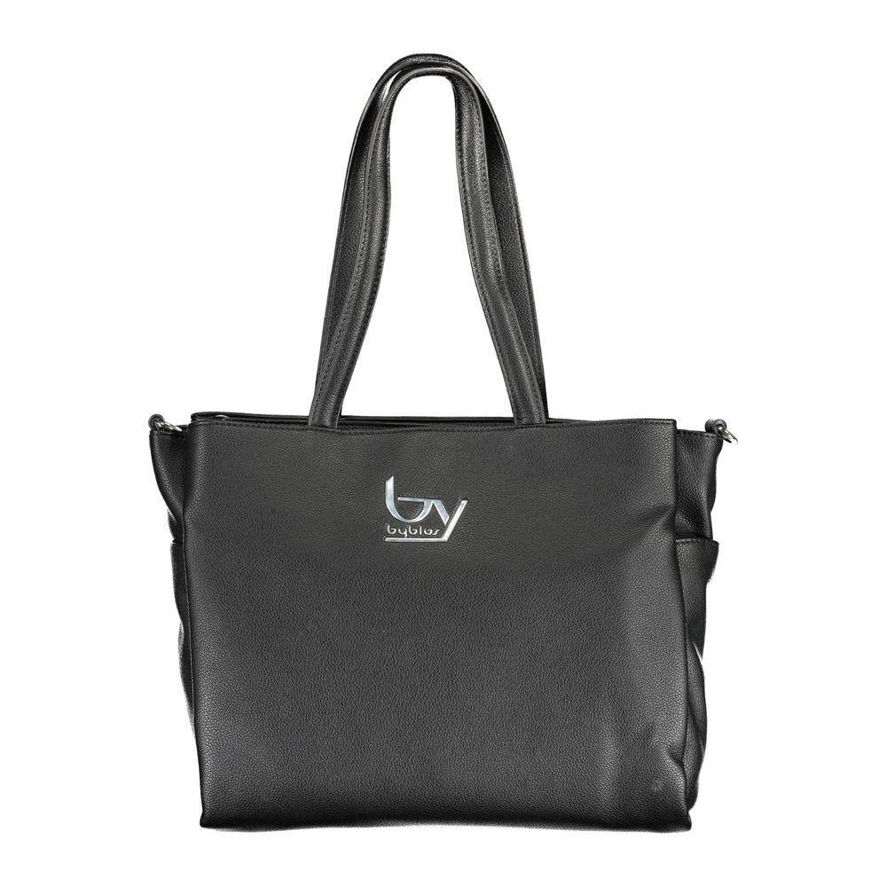 BYBLOS Black Polyethylene Handbag BY-17015