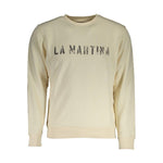 La Martina White Cotton Sweater LA-17162-M