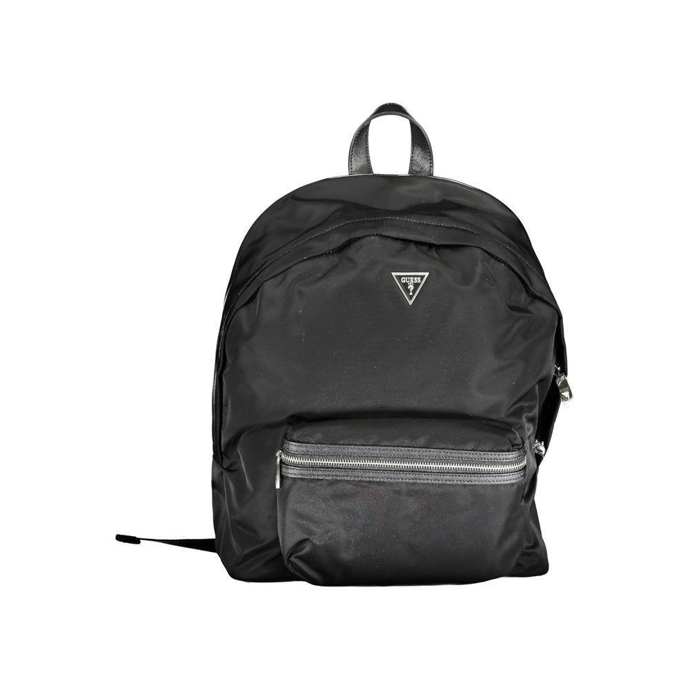 Guess Jeans Black Polyamide Backpack GU-17534