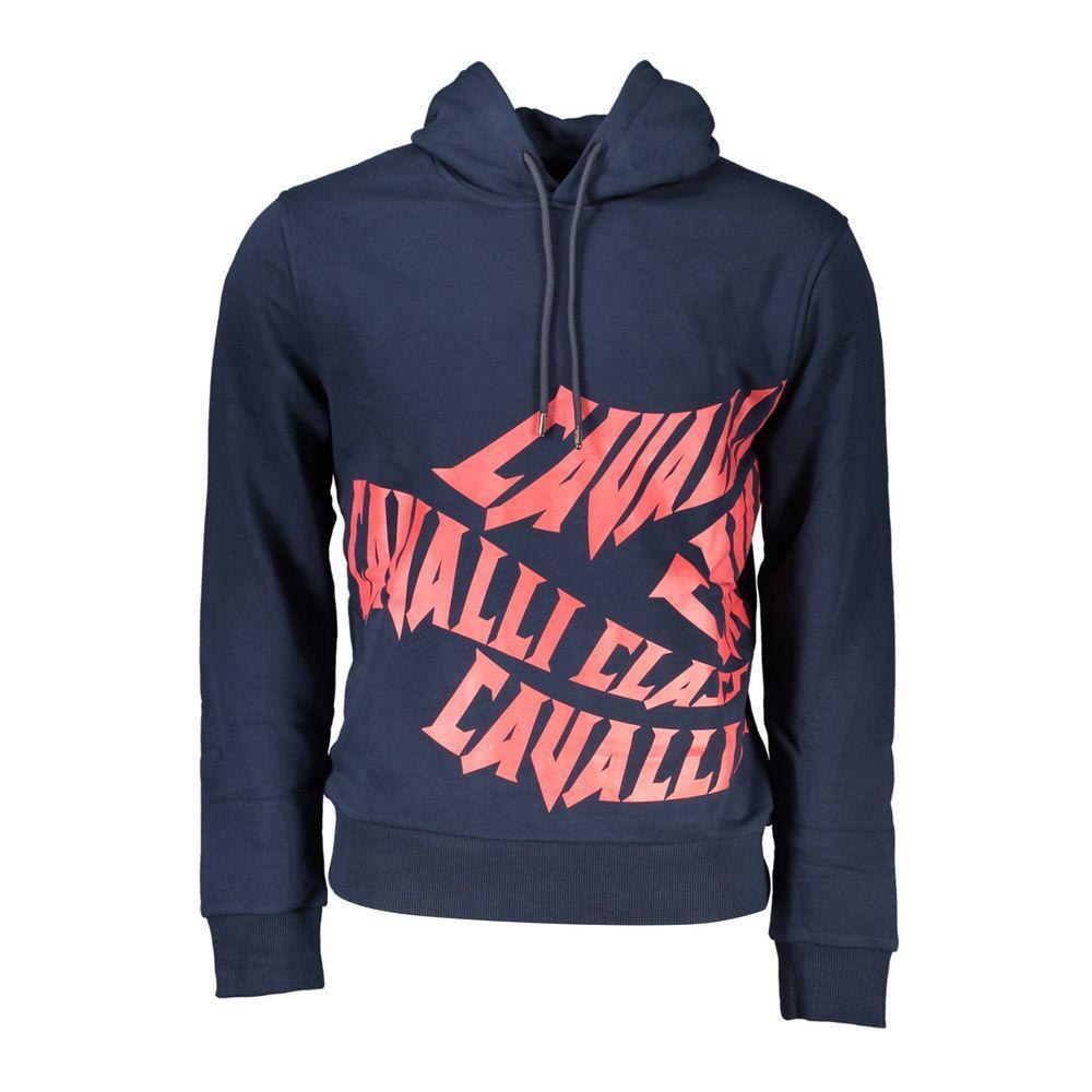 Cavalli Class Blue Cotton Sweater CA-21270-S