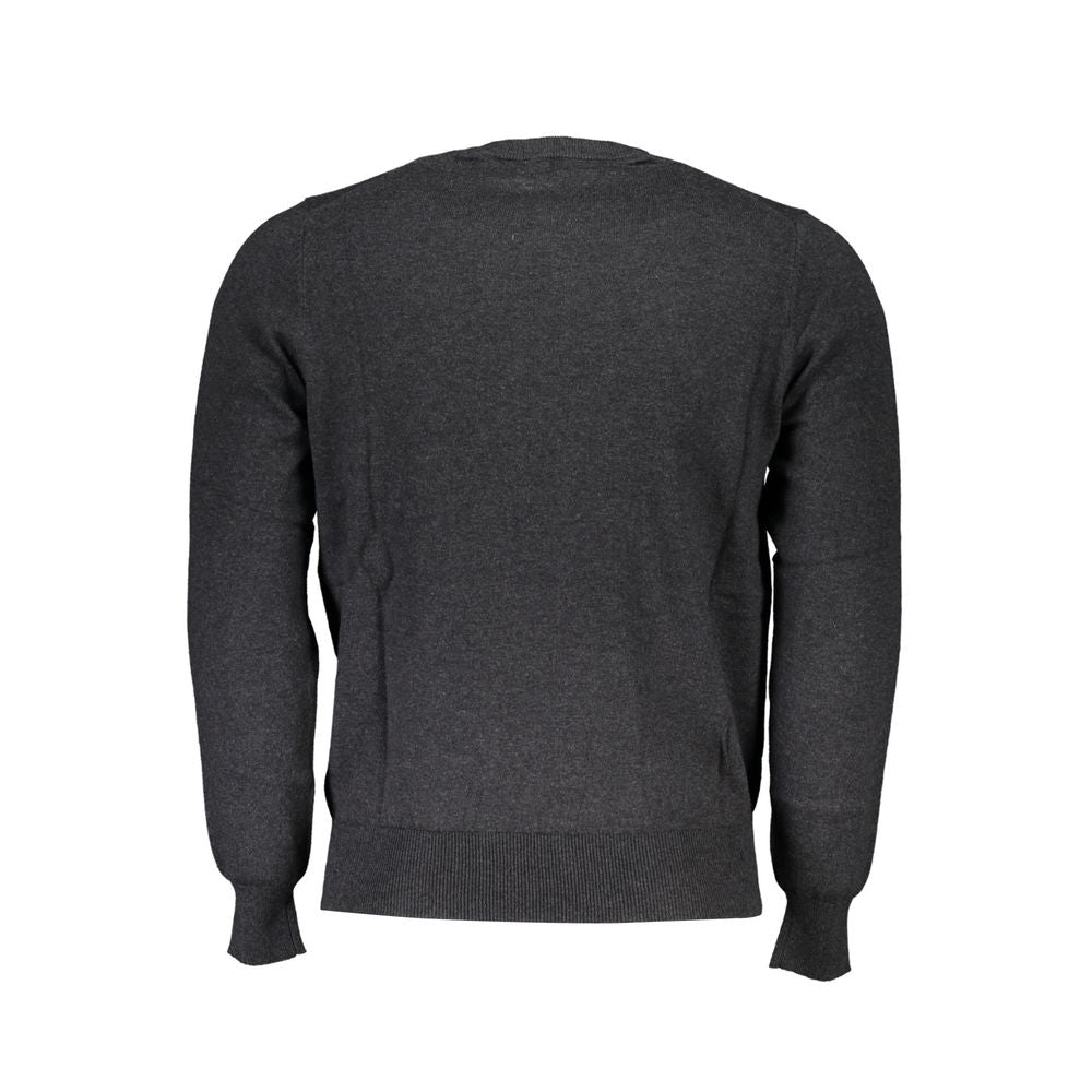 North Sails Gray Fabric Sweater NO-23355-XL