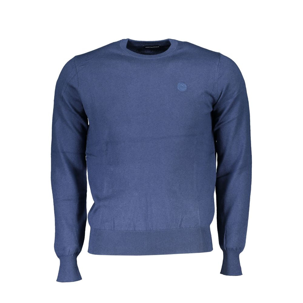 North Sails Blue Fabric Sweater NO-23359-XL