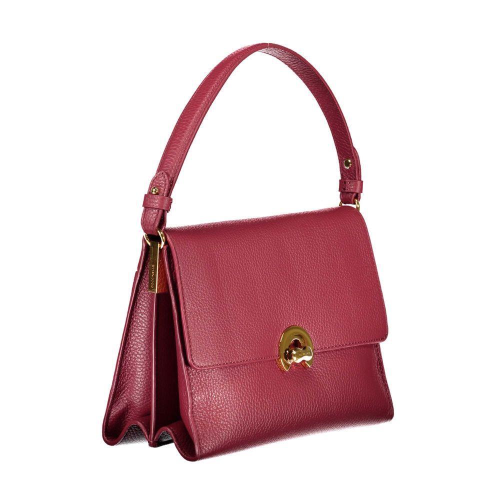 Coccinelle Red Leather Handbag CO-26591