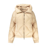 K-WAY Beige Polyester Jackets & Coat KW-34410-S