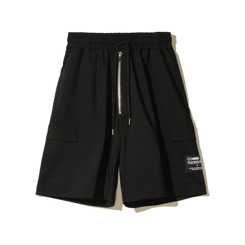 Comme Des Fuckdown Black Cotton Short CO-15826-L