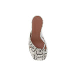 Amina Muaddi Python-patterned Shiona Sandals AM-14S363530SHISNAKENATUR-EU36/US6