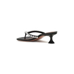 Amina Muaddi Gigi Sandals AM-14S363474GIGBLACKWHITE-EU37/US7