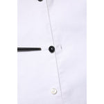 Dolce & Gabbana White Bib Cotton Poplin GOLD Men Formal Shirt TSH906886-39