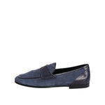 Dolce & Gabbana Blue Suede Leather Loafers Moccasin Shoes MV7536-43