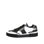 Dolce & Gabbana Black White Leather MIAMI Low Top Sneakers Shoes MV7780-41