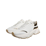 Dolce & Gabbana White Daymaster Leather Low Top Sneakers Shoes MV7830-42