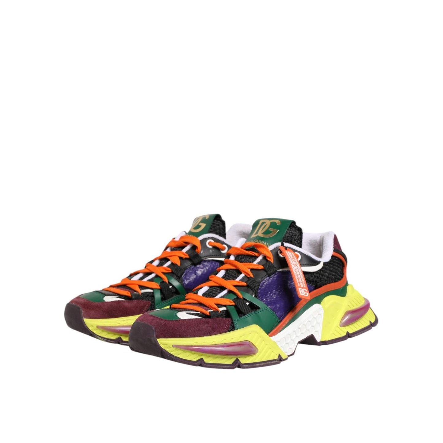 Dolce & Gabbana Multicolor Airmaster Men Sneaker Shoes MV7836-42.5