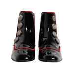 Dolce & Gabbana Black Jackie Buttoned Chelsea Boots Shoes LA11456-38