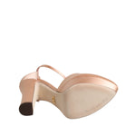 Dolce & Gabbana Pink Block Heels Ankle Strap Sandals Shoes LA11421-42