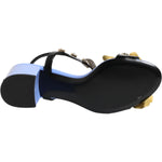 Dolce & Gabbana Multicolor Floral Crystal KEIRA Sandals Shoes LA12751-35.5