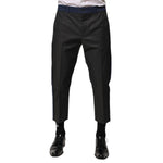 Dolce & Gabbana Gray Blue Cotton 3/4 Chinos Crop Trouser Pants PAN76638-44