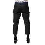 Dolce & Gabbana Gray Blue Cotton 3/4 Chinos Crop Trouser Pants PAN76638-44