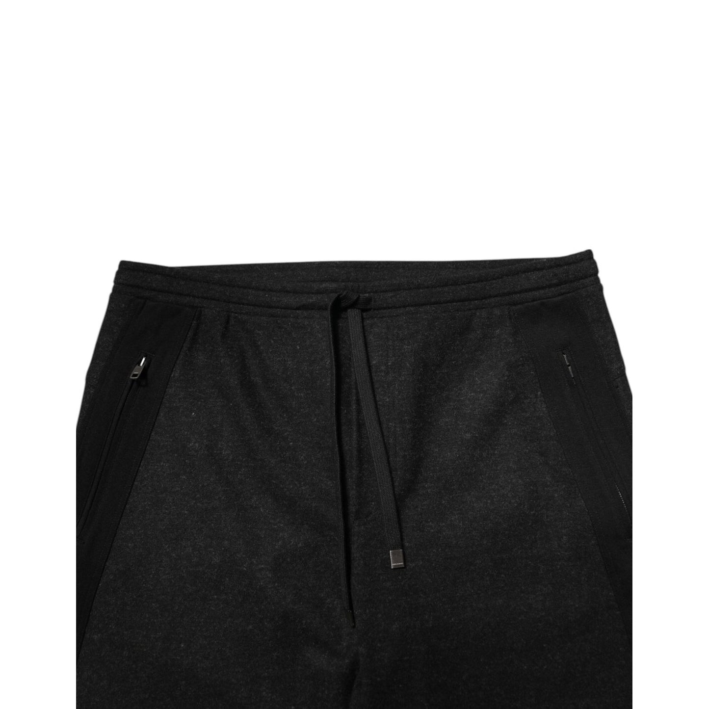 Dolce & Gabbana Marl Black Wool Blend Jogger Sweatpants Pants PAN76640-52