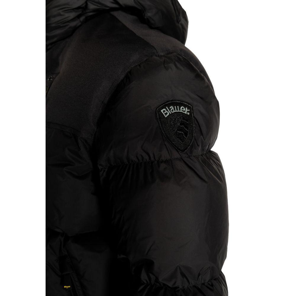 Blauer Black Polyamide Jackets & Coat BL-14721500009-IT46 | M