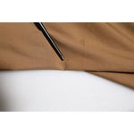 Dolce & Gabbana Brown Cotton Chino Mid Waist Men Jogger Pants PAN76665-52