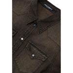 Dolce & Gabbana Brown Cotton Denim DO-9660664-IT40 | M