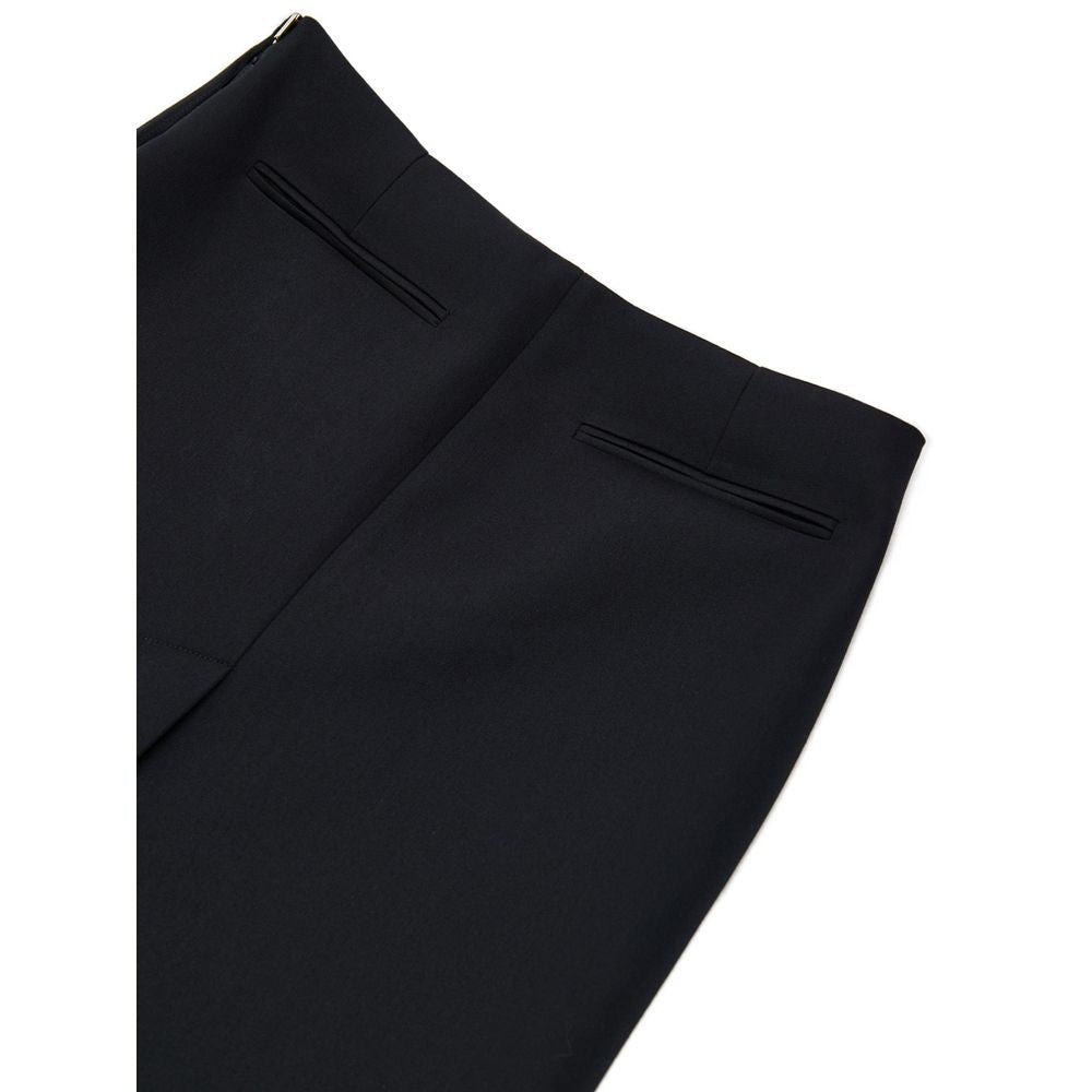 Gucci Black Wool Midi Skirt
