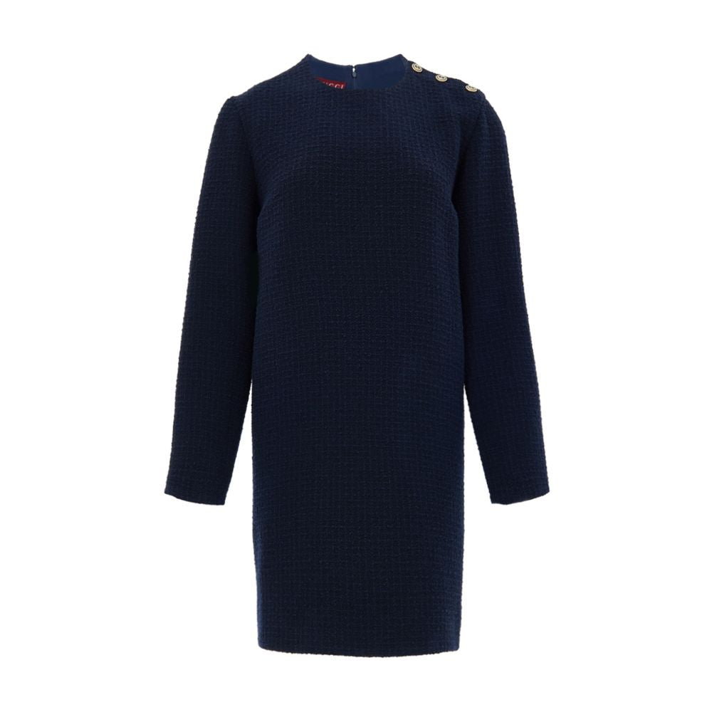 Gucci Navy Blue Wool Short GU-981920051582-IT46 | L