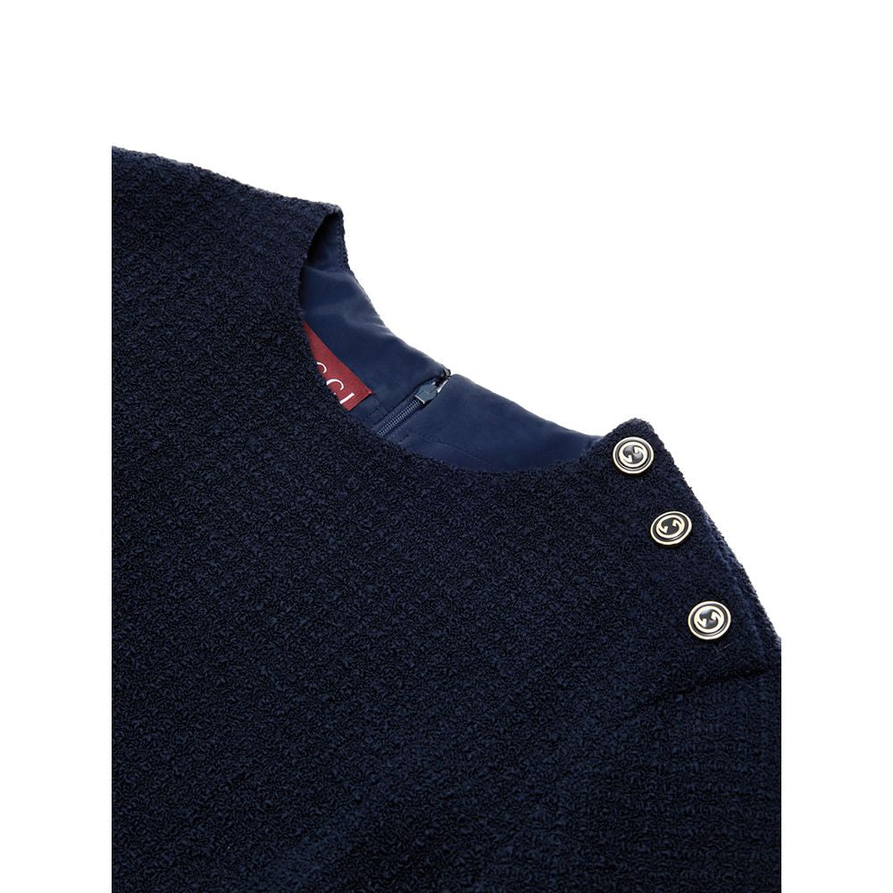 Gucci Navy Blue Wool Short GU-981920051582-IT46 | L