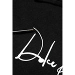 Dolce & Gabbana Black Hooded Logo Print Sweatshirt Sweater TSH90530-48