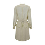 PINKO Linen chemisier Dress 1728,72470364320,Clothing,Dresses - Women - Clothing,IT38 | S,IT42 | L,New with tags,PINKO,Women,Women - Clothing,Yellow PI-105019A2I9D22-IT38 | S