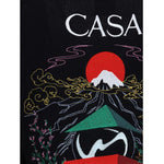 Casablanca Merino Wool embroidered Cardigan CA-MPF25KW100101STACKEDCAS-L