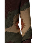 Dolce & Gabbana Multicolor Cotton Abstract Men Pullover Sweater TSH90787-S