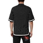 Dolce & Gabbana Black Polka Dot Short Sleeves Collared Polo T-shirt TSH90581-S