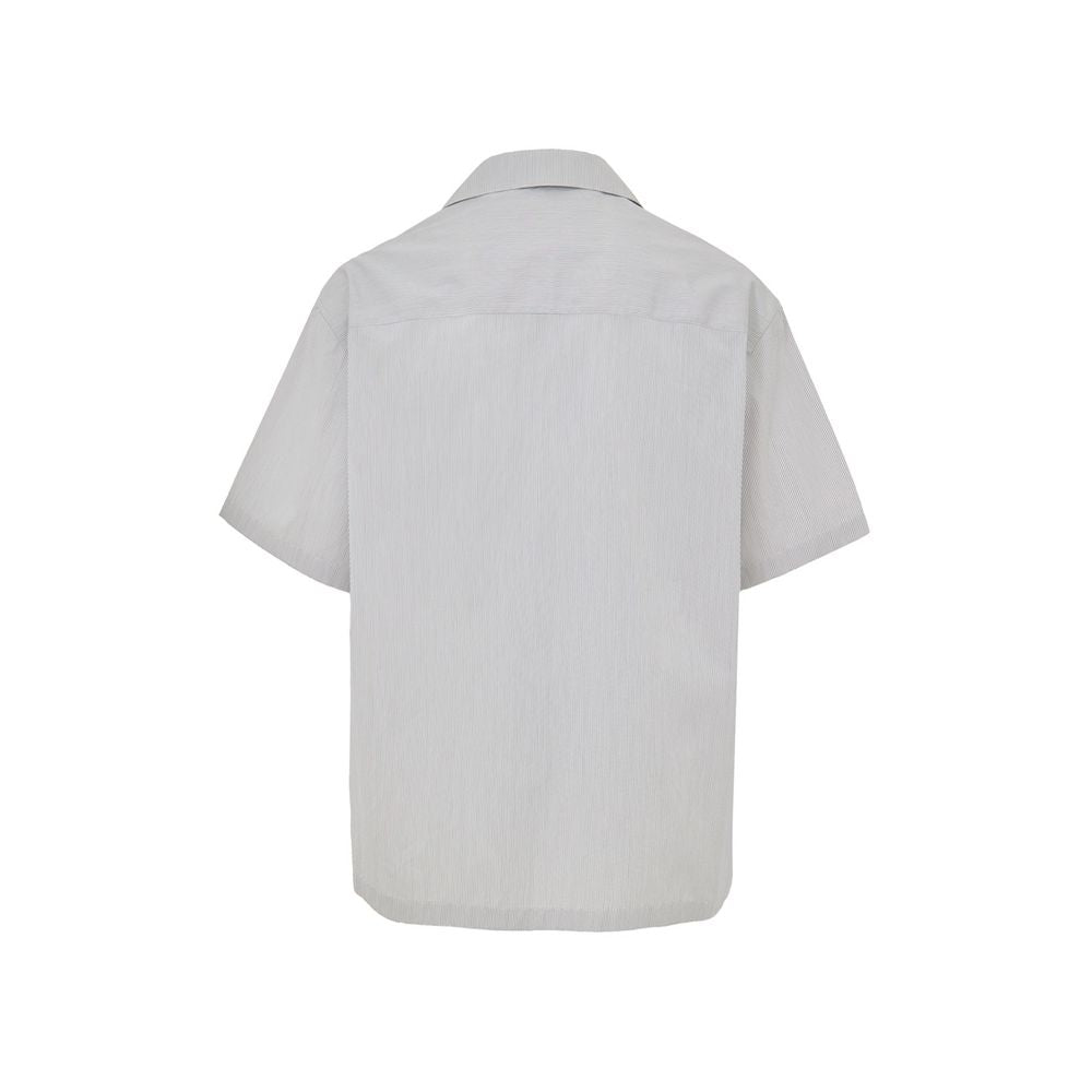 Jil Sander Blue Cotton Shortsleeve Shirt