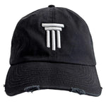 Diego Venturino Black Cotton Hats & Cap DI-15873-UNI