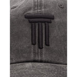 Diego Venturino Gray Cotton Hats & Cap DI-15872-UNI