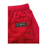 Iceberg Red Polyester Men Swim Short IC-24826-M