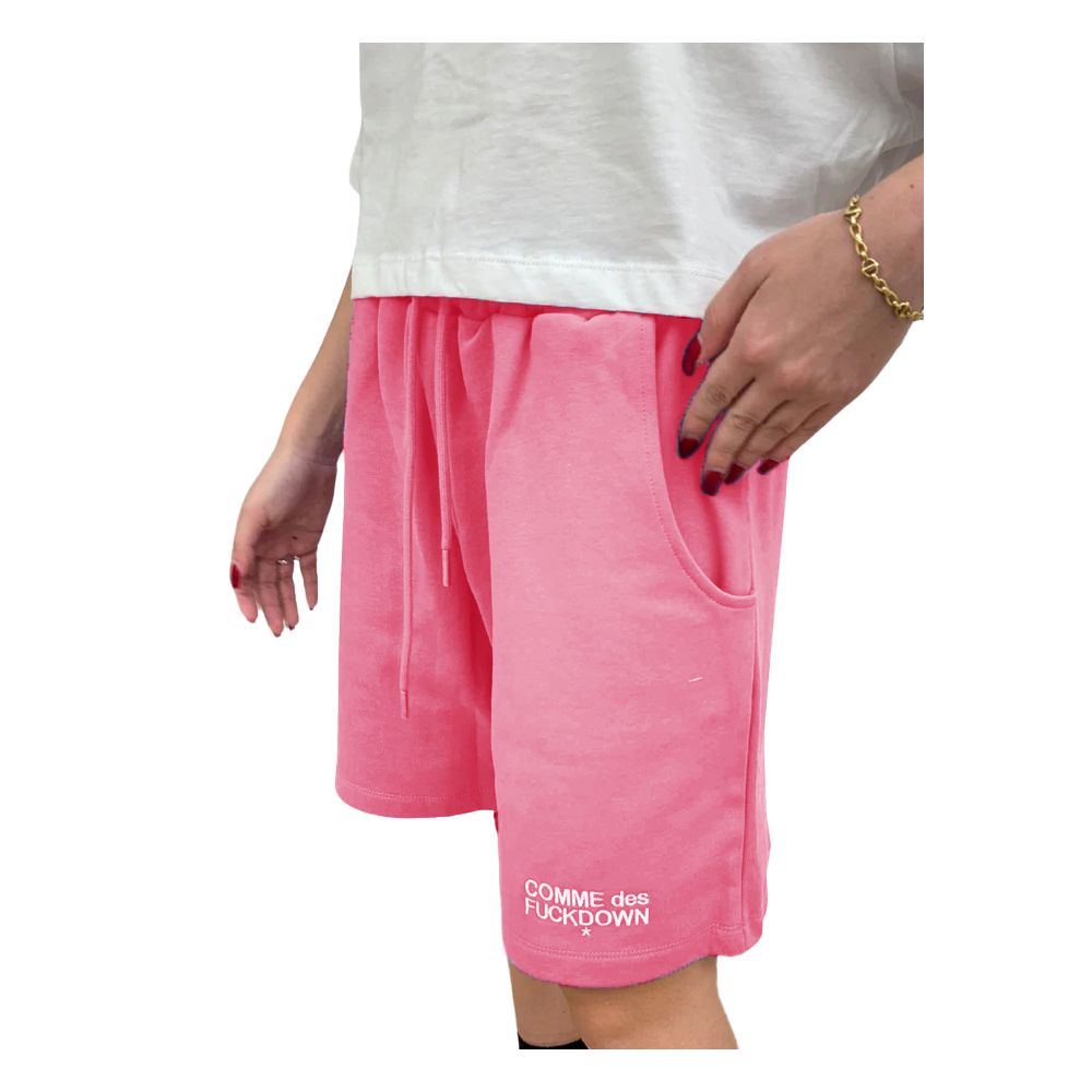 Comme Des Fuckdown Fuchsia Cotton Short