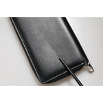 Dolce & Gabbana Black Leather DG Plaque Zip Around Continental Wallet 1728,67345645728,Bags,Black,Dolce & Gabbana,Material: 80% Calf Leather 20% Caiman,Men,Men - Bags,Preowned / Defect,Wallets - Men - Bags BAG4701