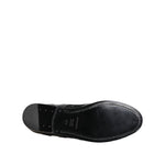 Dolce & Gabbana Black Leather Floral Lace Dress Formal Shoes LA12401-35.5