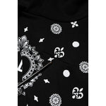 Dolce & Gabbana Black Bandana Hooded Men Sweatshirt Sweater TSH90616-52