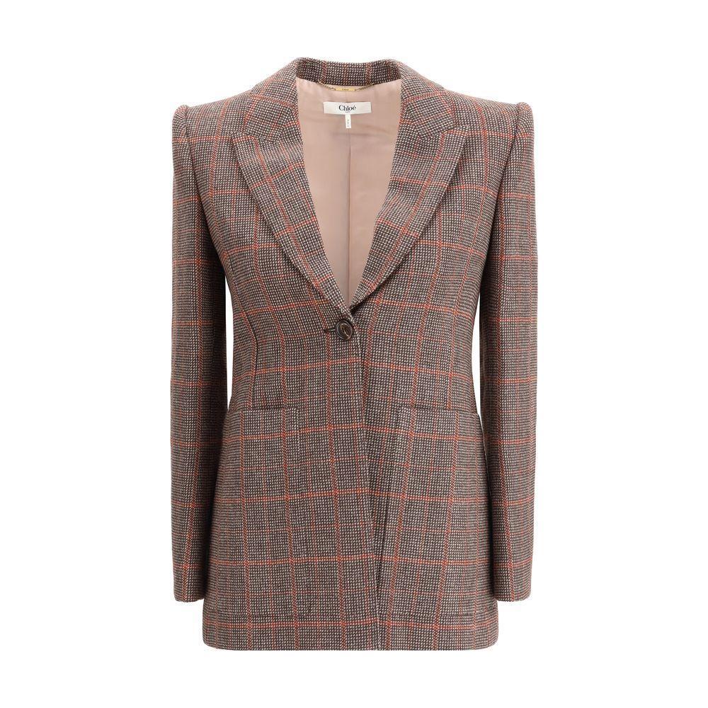 Chloé Wool plaid Blazer CH-CH25AVE5309793C-IT38 | S