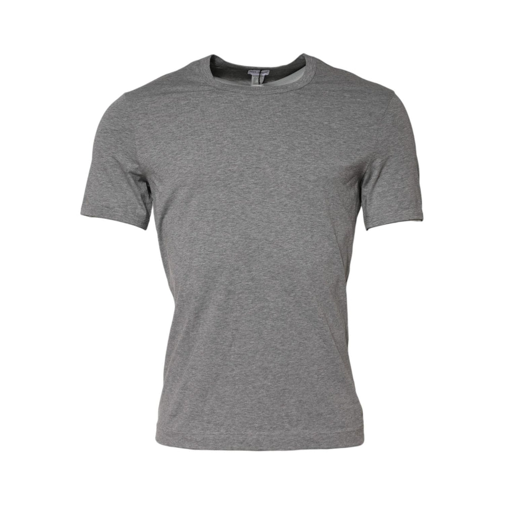 Dolce & Gabbana Gray Crew Neck Short Sleeves Underwear T-shirt TSH91053-4